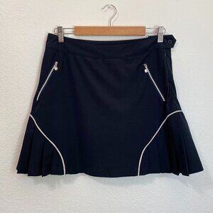 Daily Sports Zip Front Pleated Activewear Golf Skort US 8